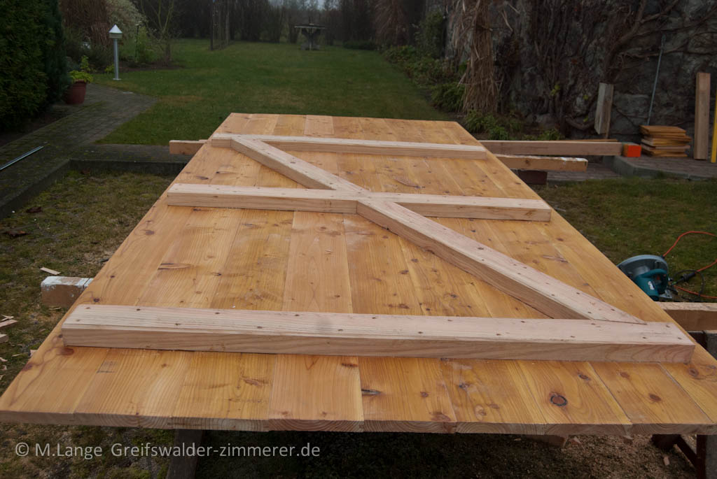 Einfahrtstor Holztor Selber Bauen